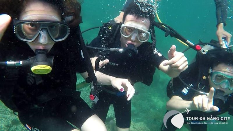 chia sẻ trải nghiệm lặn ngắm san hô Cù Lao Chàm